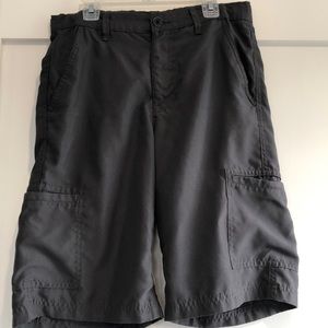 Tony hawk adjustable inner waist hybrid cargo boys shorts size 18